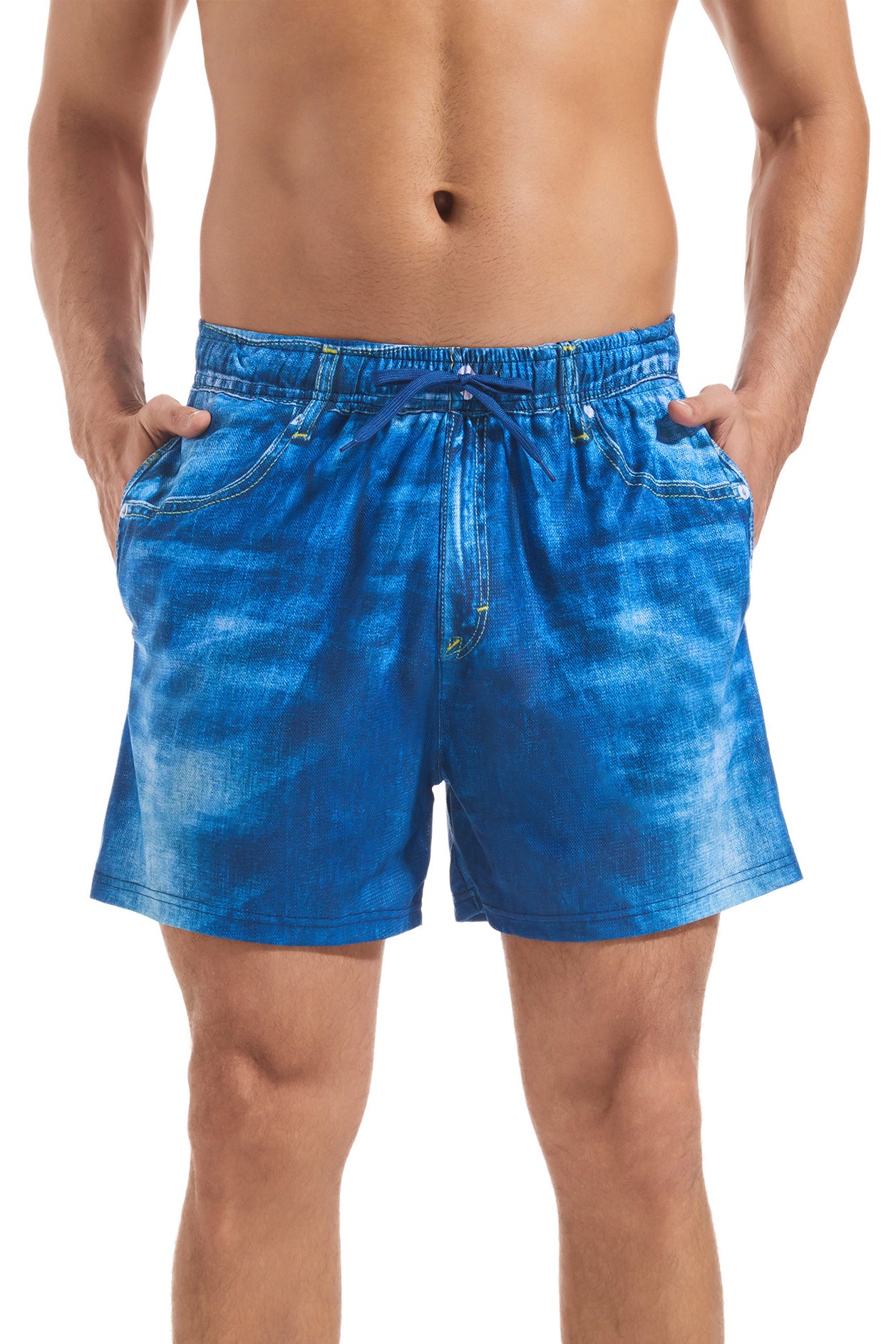 Short de bain Transbronzant - Timi Bleu