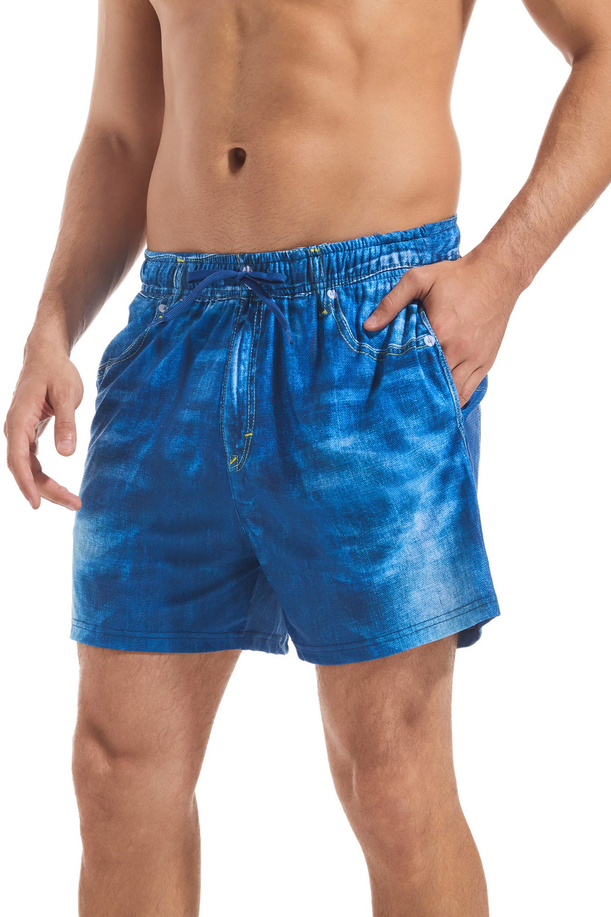 Short de bain Transbronzant - Timi Bleu