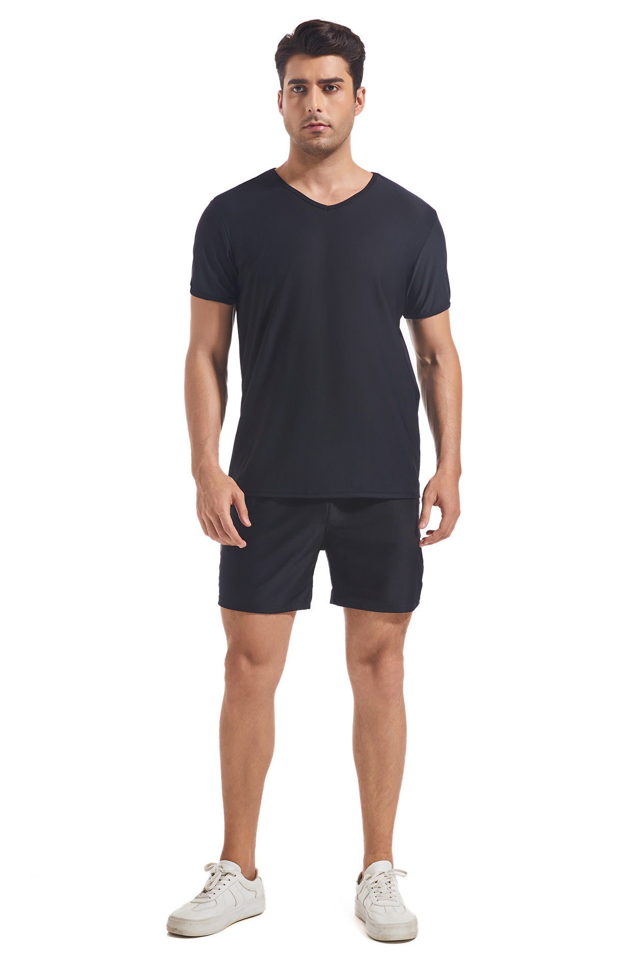 T-Shirt Homme Transbronzant - Col V