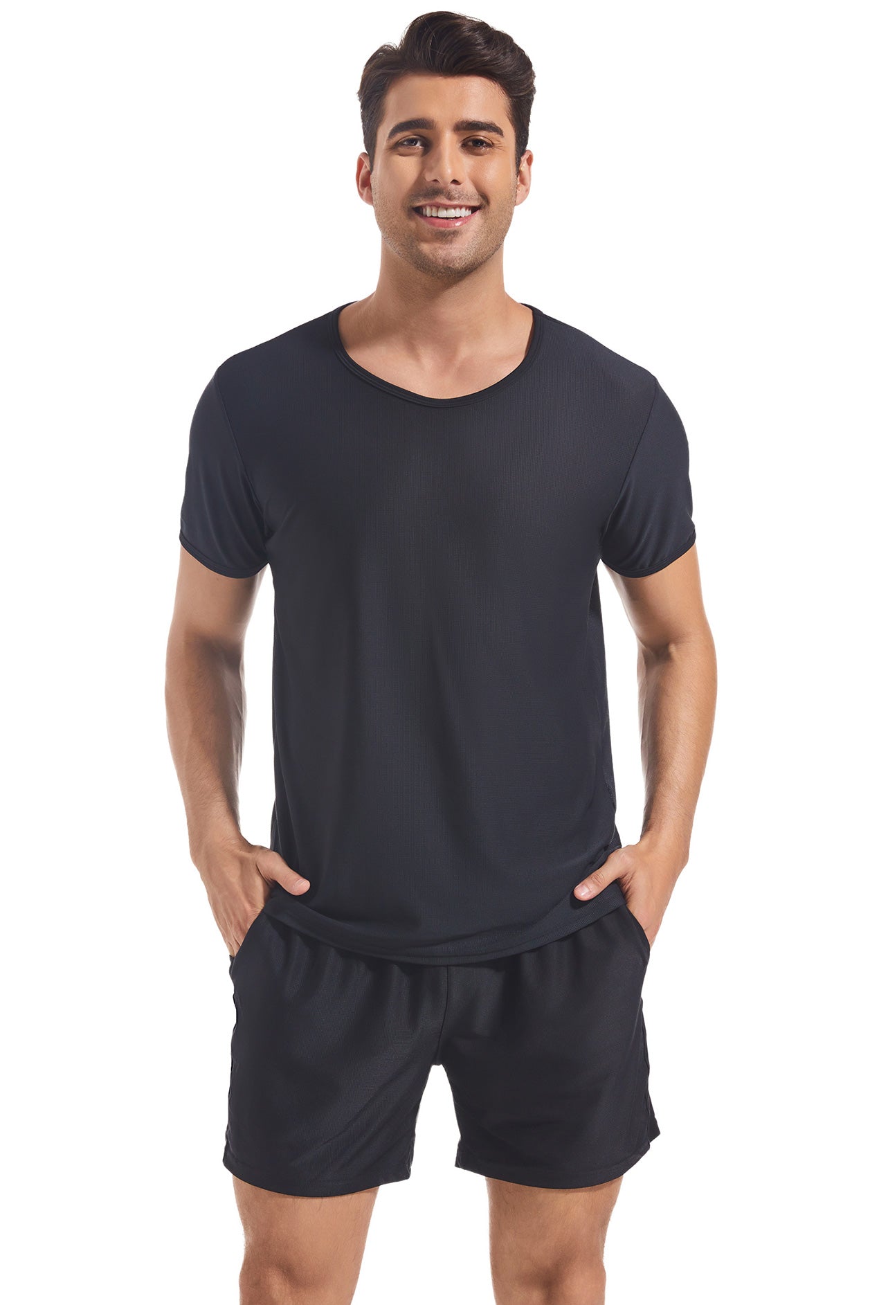 T-Shirt Homme Transbronzant - Col Rond