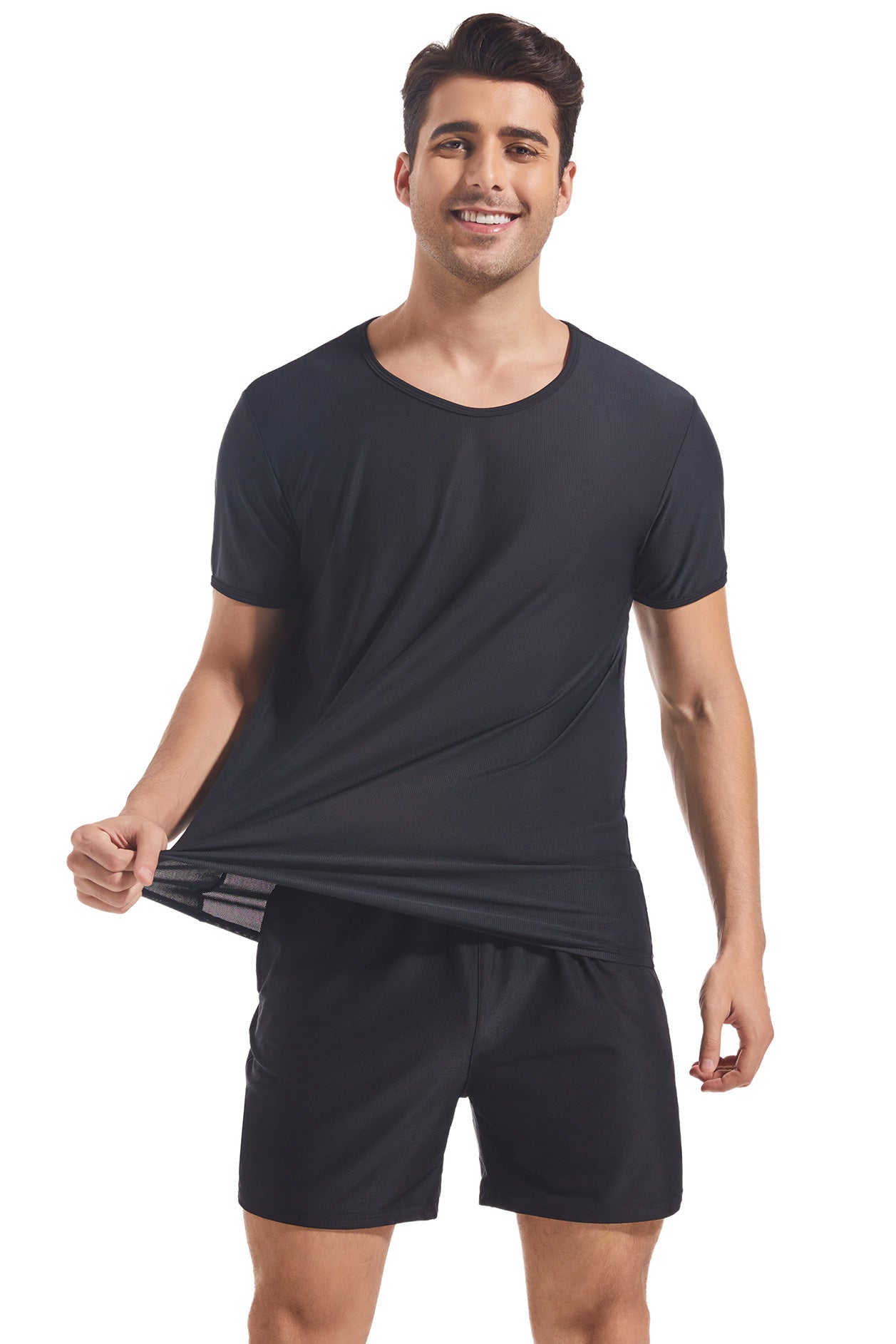 T-Shirt Homme Transbronzant - Col Rond