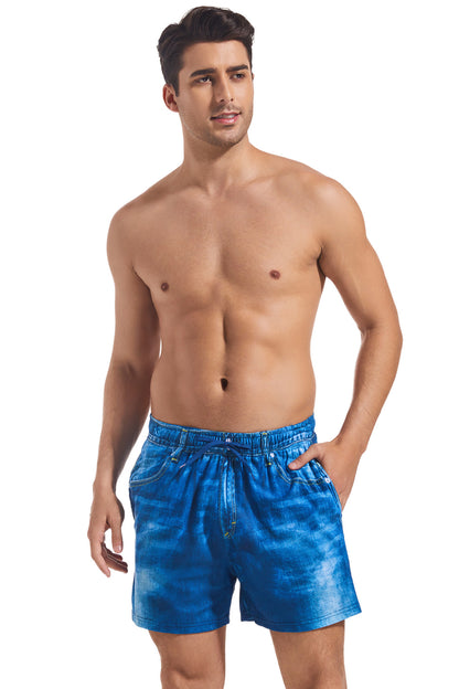 Short de bain Transbronzant - Timi Bleu
