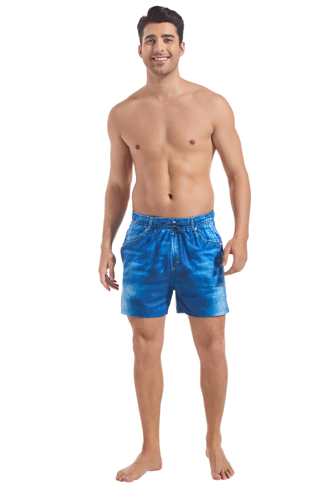 Short de bain Transbronzant - Timi Bleu