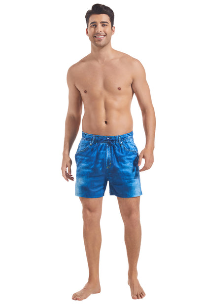 Short de bain Transbronzant - Timi Bleu