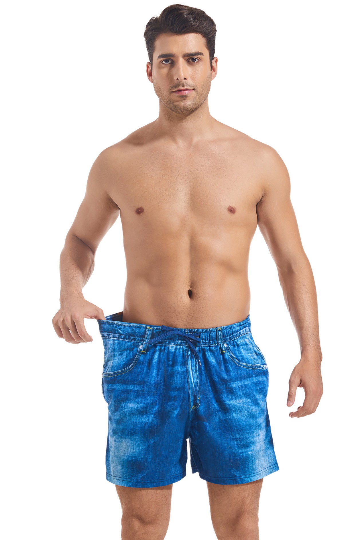 Short de bain Transbronzant - Timi Bleu