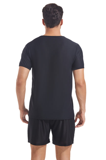 T-Shirt Homme Transbronzant - Col V
